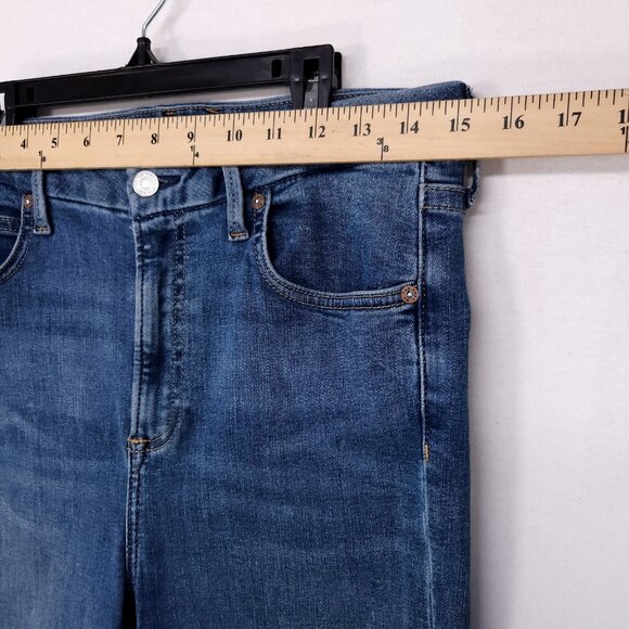 Free People Jeans Women's Size 30 Blue Denim Skinny Leg Stretch Shaping - Picture 8 of 13